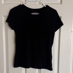 Banana Republic Classic Black Short Sleeve Tee